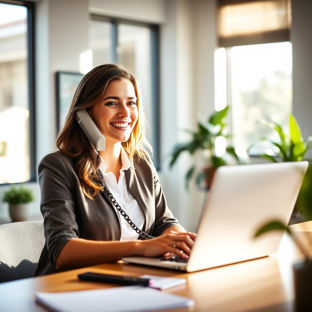 Mortgage Go loan officer on a call with a homebuyer